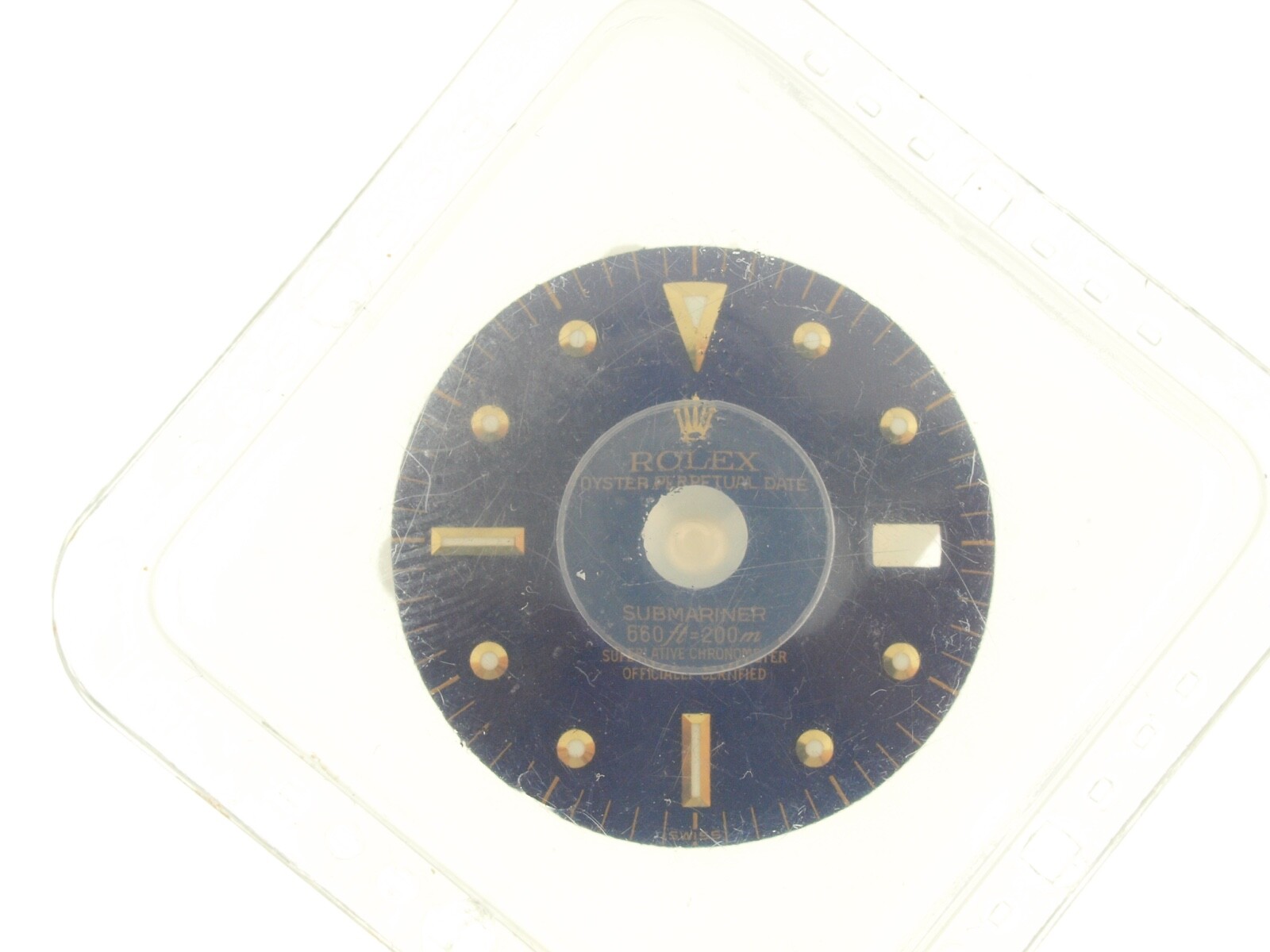 Genuine Rolex 1680 Blue Submariner, Cal 1575 Tritium Nipple dial, (60)