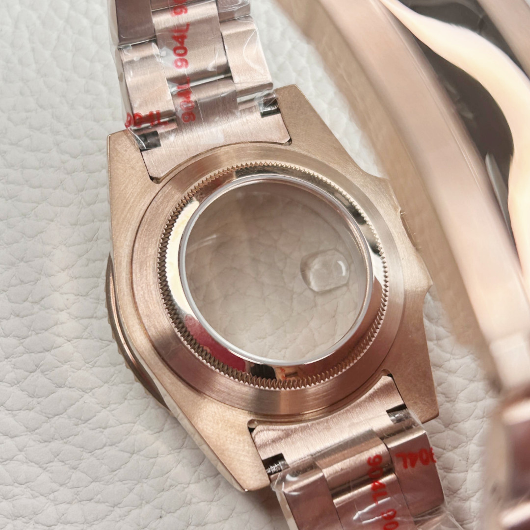 40MM Stainless Steel 24 Hour Sapphire Glass Solid Watch Case For NH34 NH35 Nh36