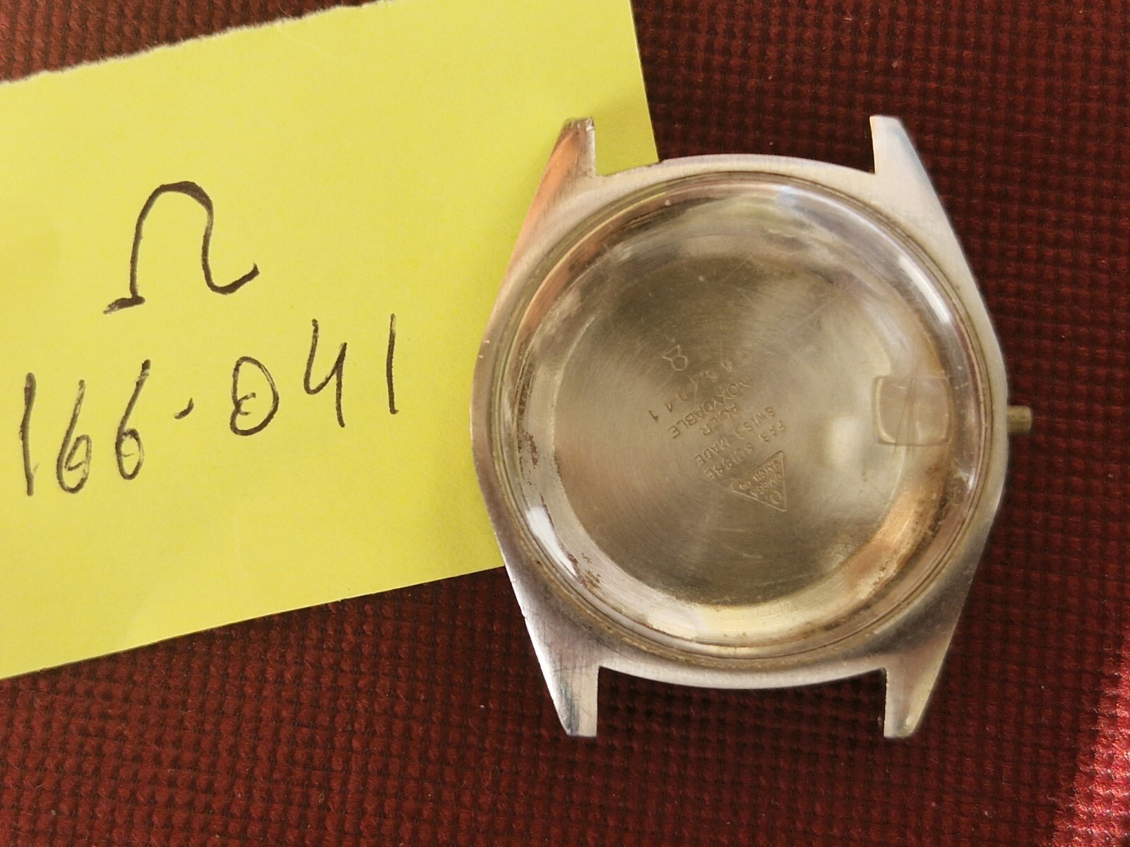Omega watch case only, ref.166 041
