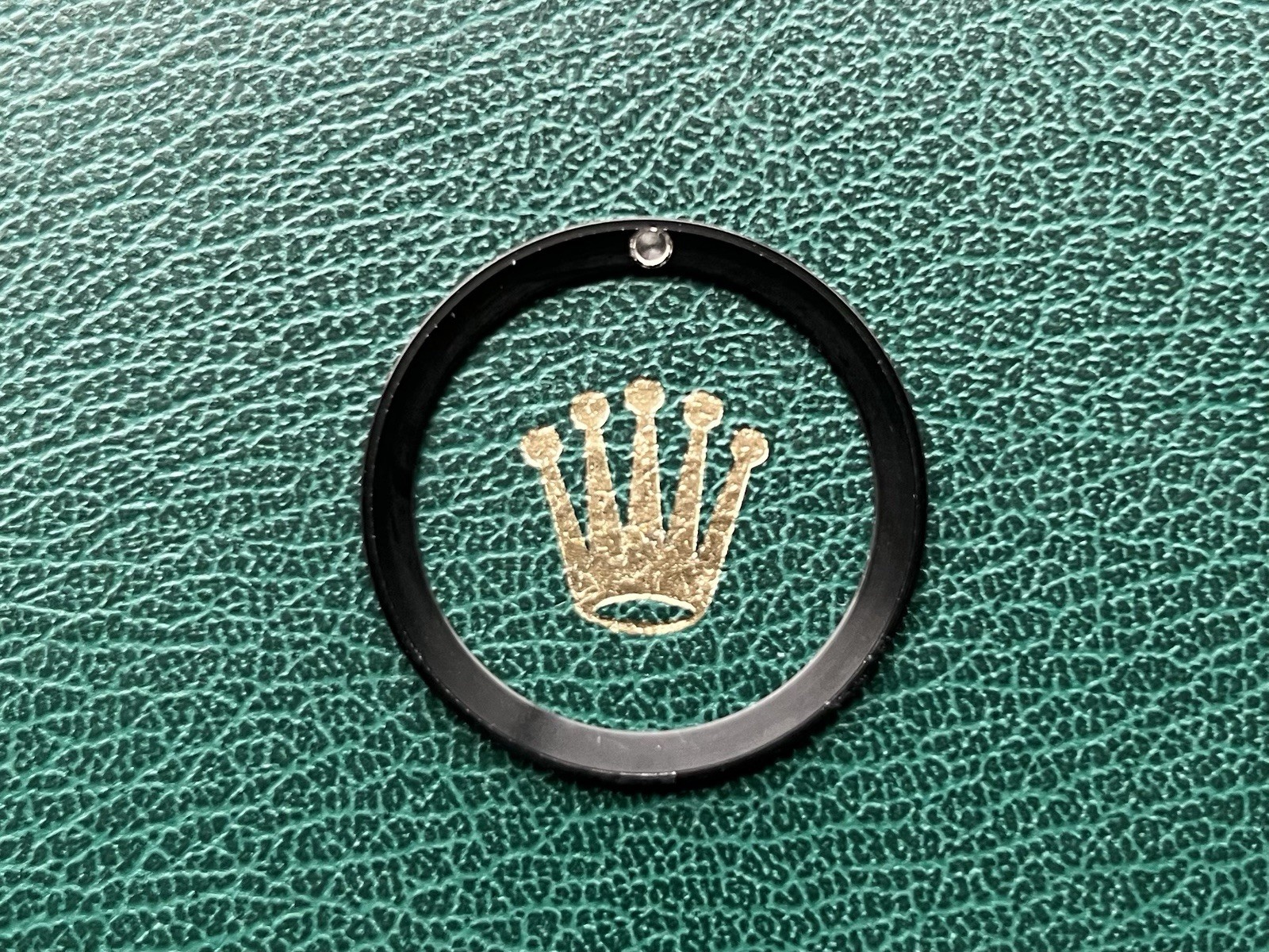Genuine ROLEX Submariner 16610 16800 168000 “Pointed 4” Black Bezel Insert #1455