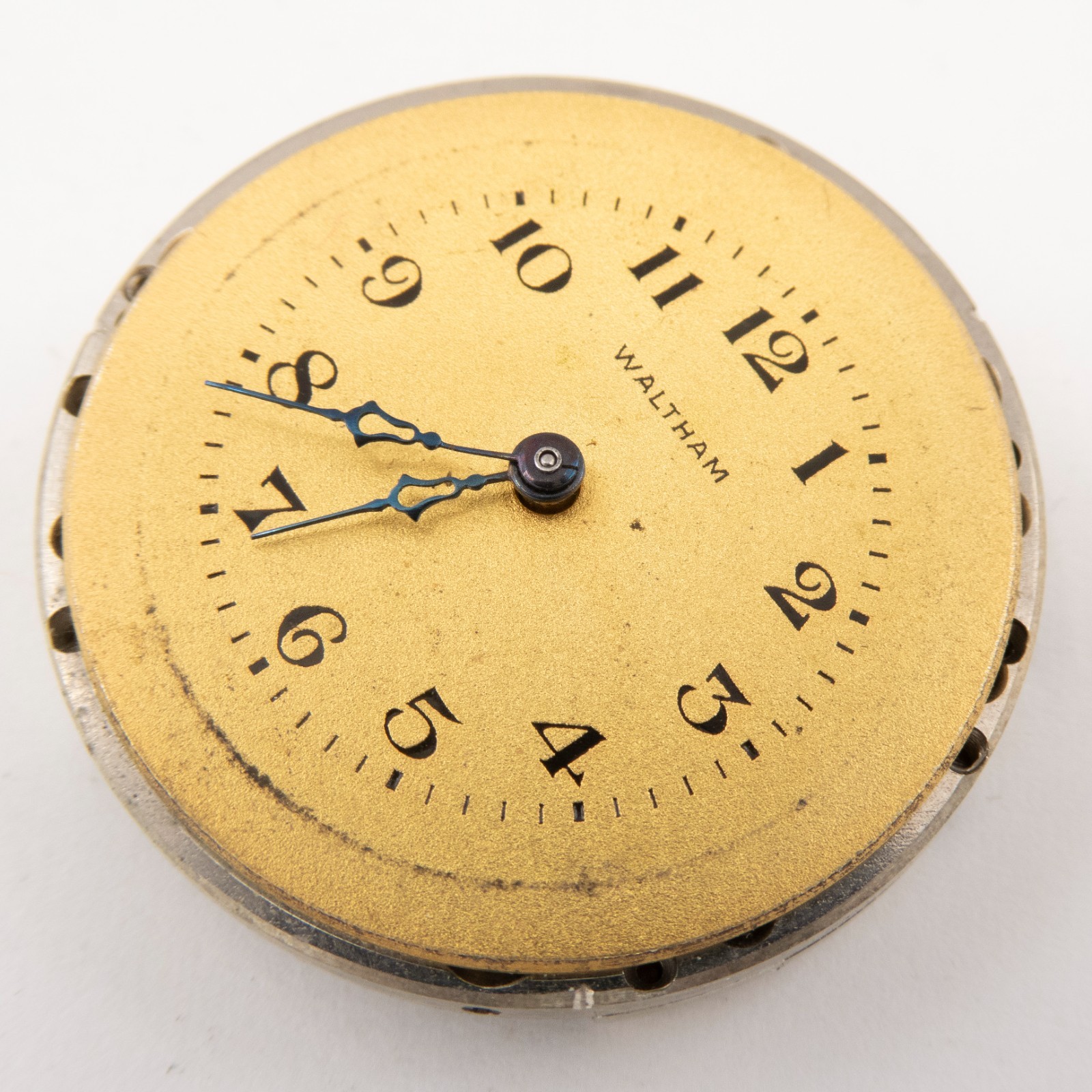 Waltham Grade No. 166 0-Size 15-Jewel Antique Pocket Watch Movement, Runs