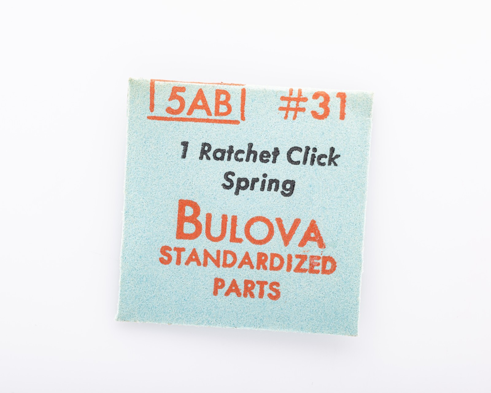 Original Bulova Ratchet Click Springs #31-Many Calibers Available!