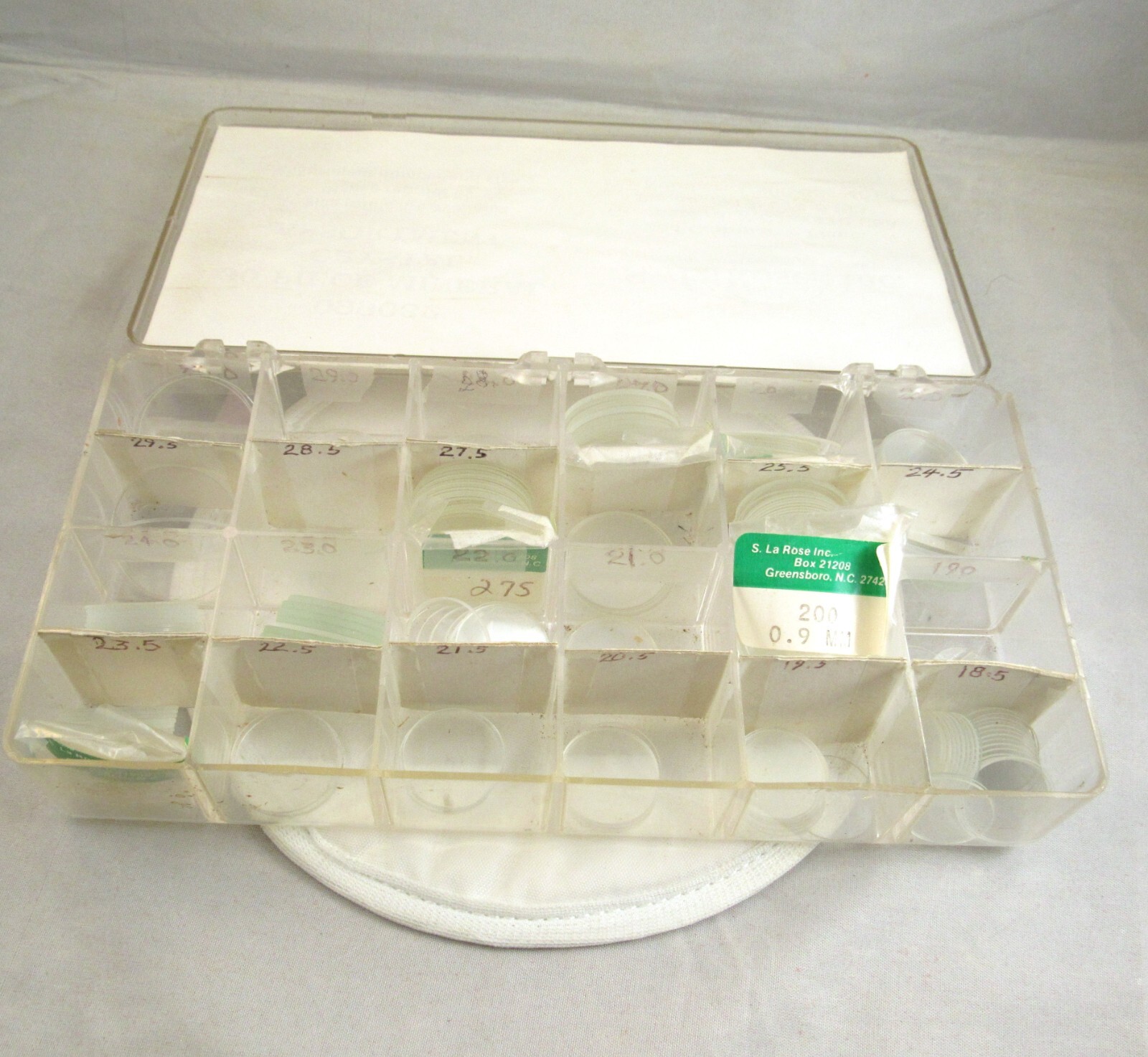 LOT of NOS Vintage S. LaRose USA Mineral Glass Watch Crystal Assortment