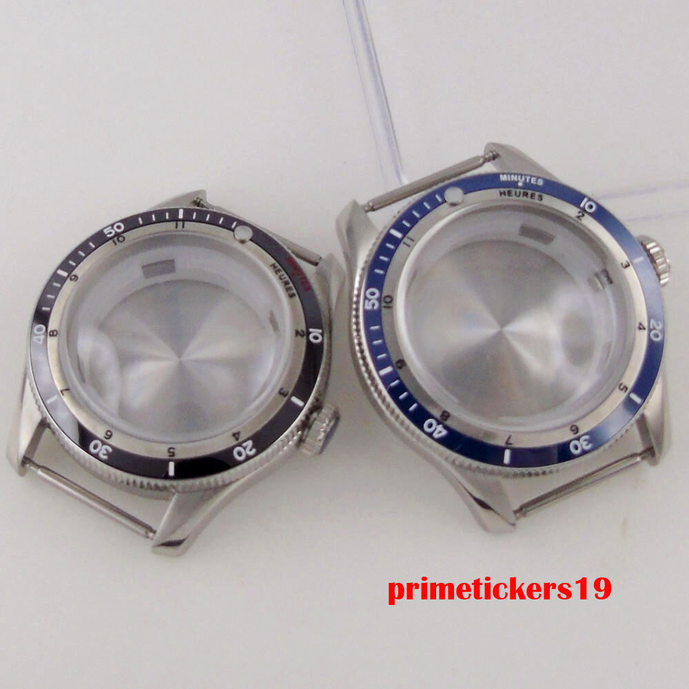 120 Clicks Double Domed Sapphire 20bar 40mm Watch Case Bracelet Fit NH35 PT5000