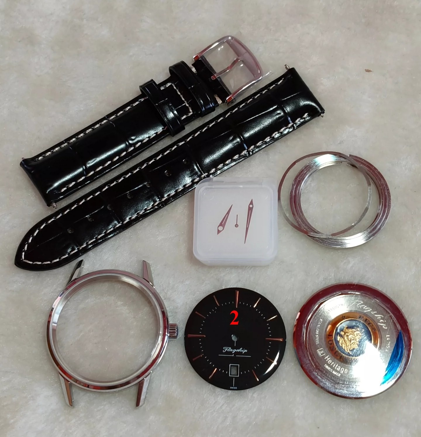 38.5mm Stainless Steel Watch Case With Band for 2895