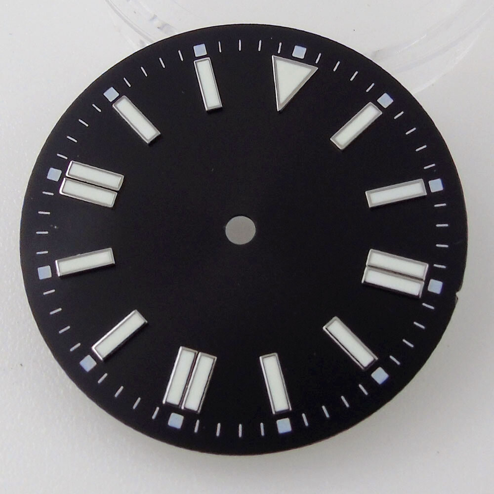 31mm Multicolor Watch Dial Blue Lume Fit NH35 Miyota82 Series ETA2824 Movement