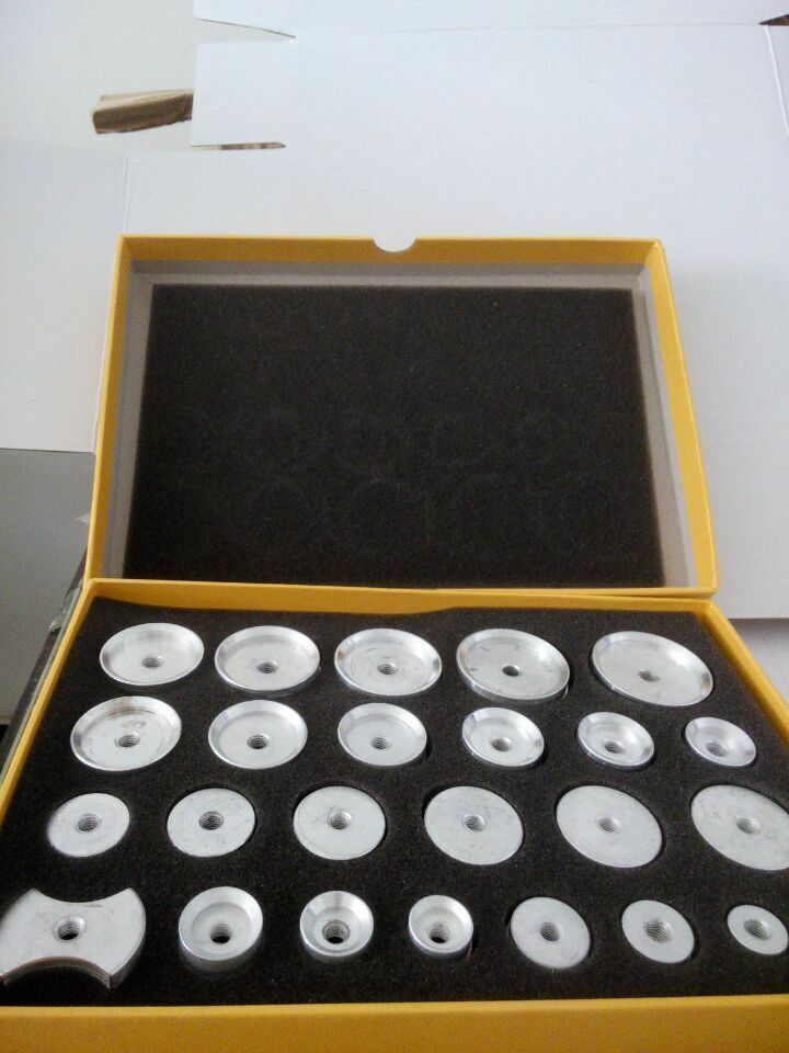 25pcs aluminum alloy Moulds for Watch Back Case Press tool Crystal presser U dd
