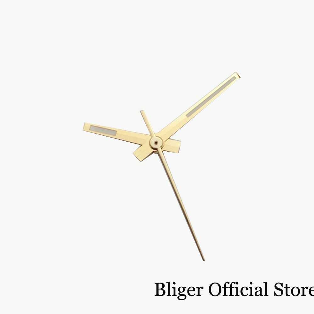 BLIGER Luminous Watch Hand fit ETA2824 2836 NH35A NH36A MIYOTA Rose Gold Silver