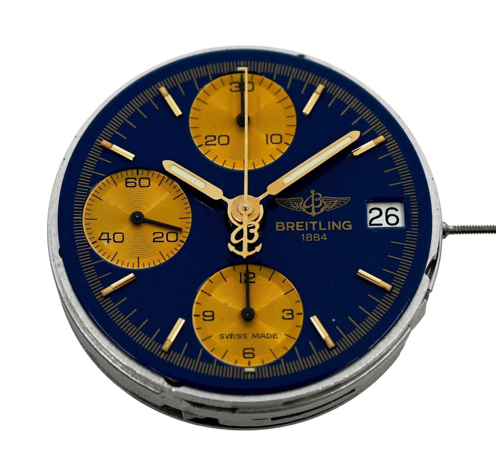 Breitling Chronomat Calibre 7750 Automatic Watch Movement w/ Dial+ Hands K13050!