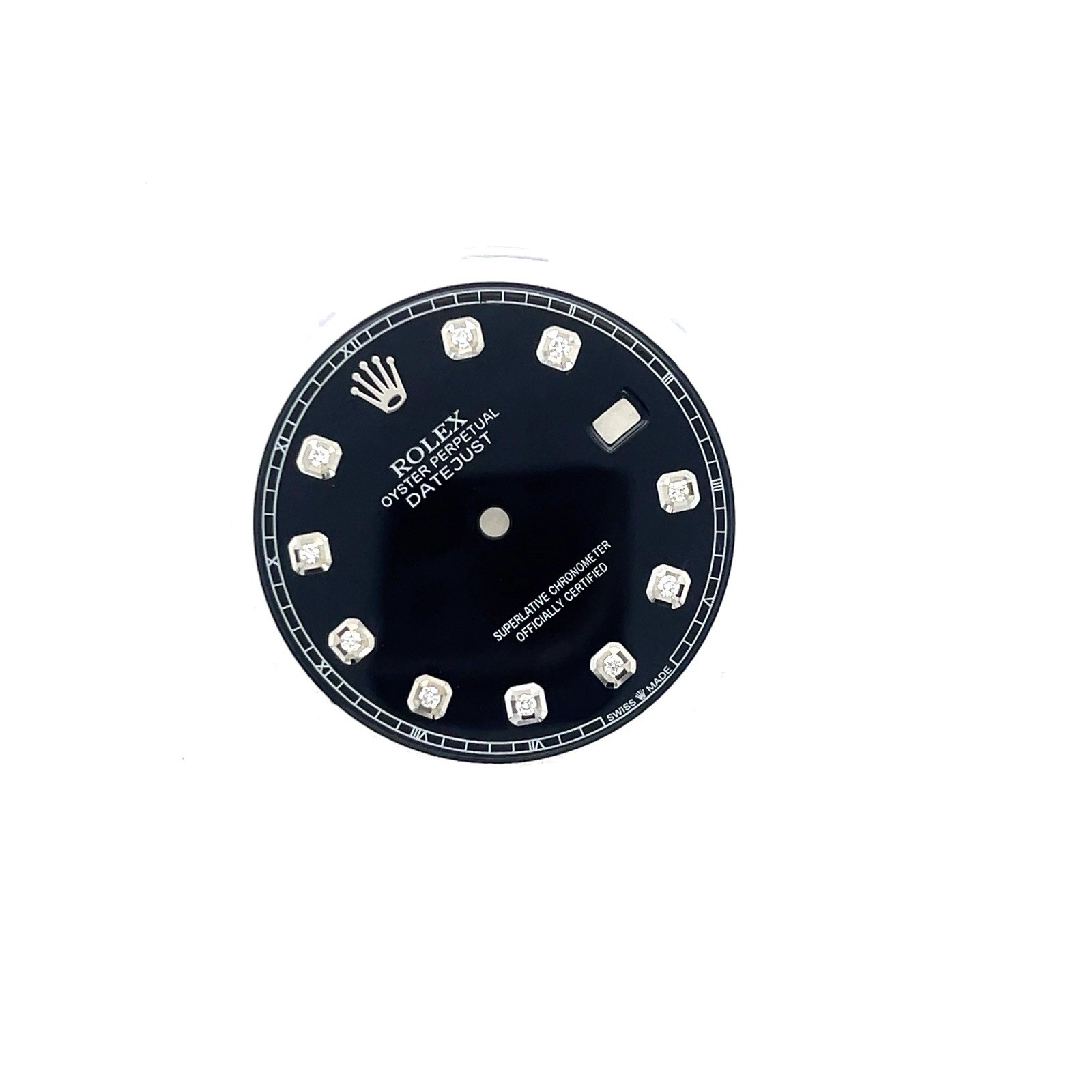 Rolex Custom Black dial For Datejust II 41mm New Model Natural Diamond