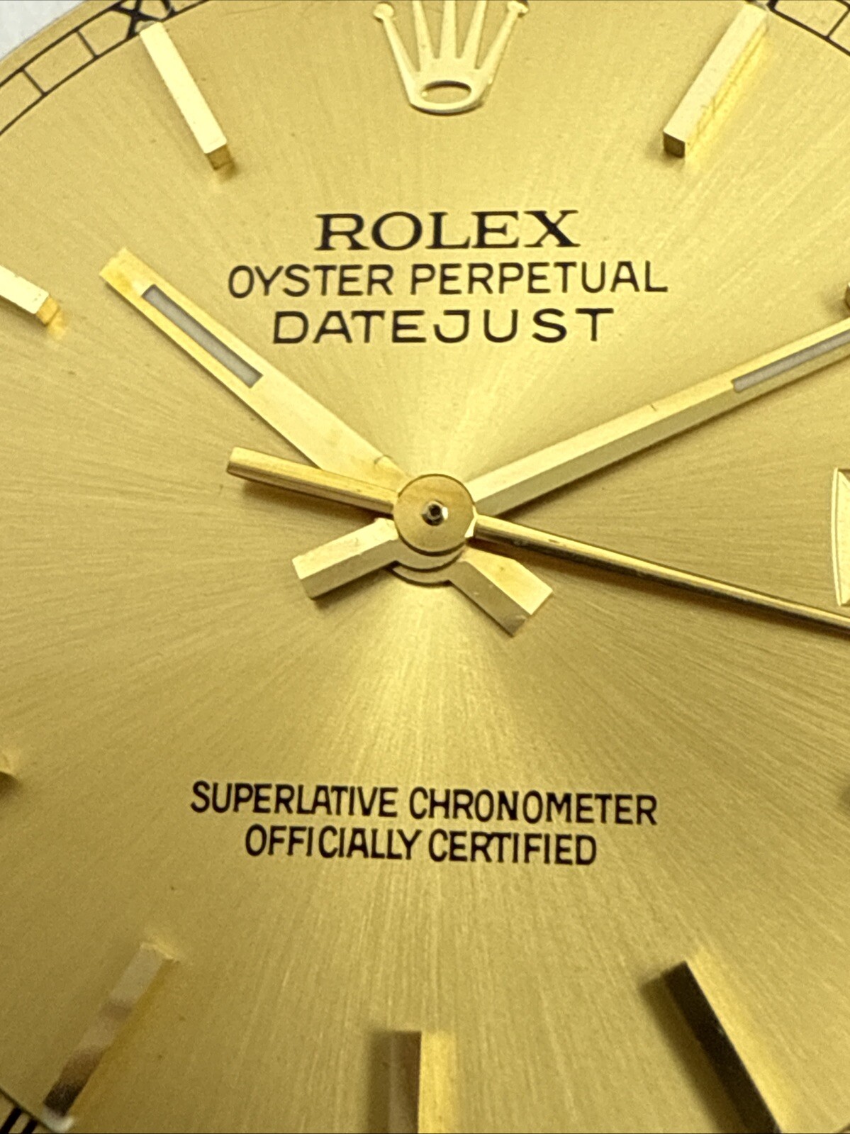 Rolex Factory Champion Dial With Original Hands For 36 mm 16013-16233