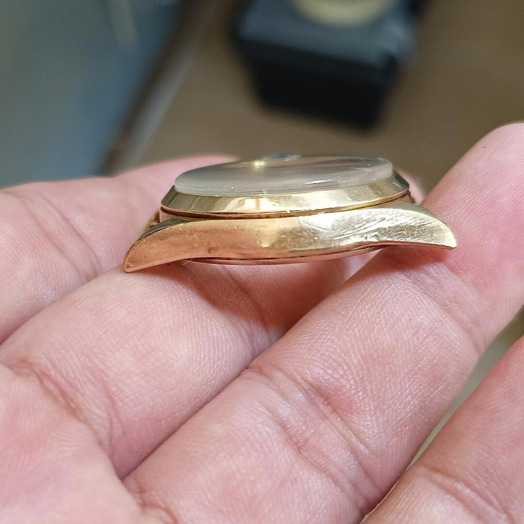 GENUINE COMPLETE CASE GOLDEN COLOR VINTAGE ROLEX 6466 BREVET 6239 40 MICRONS