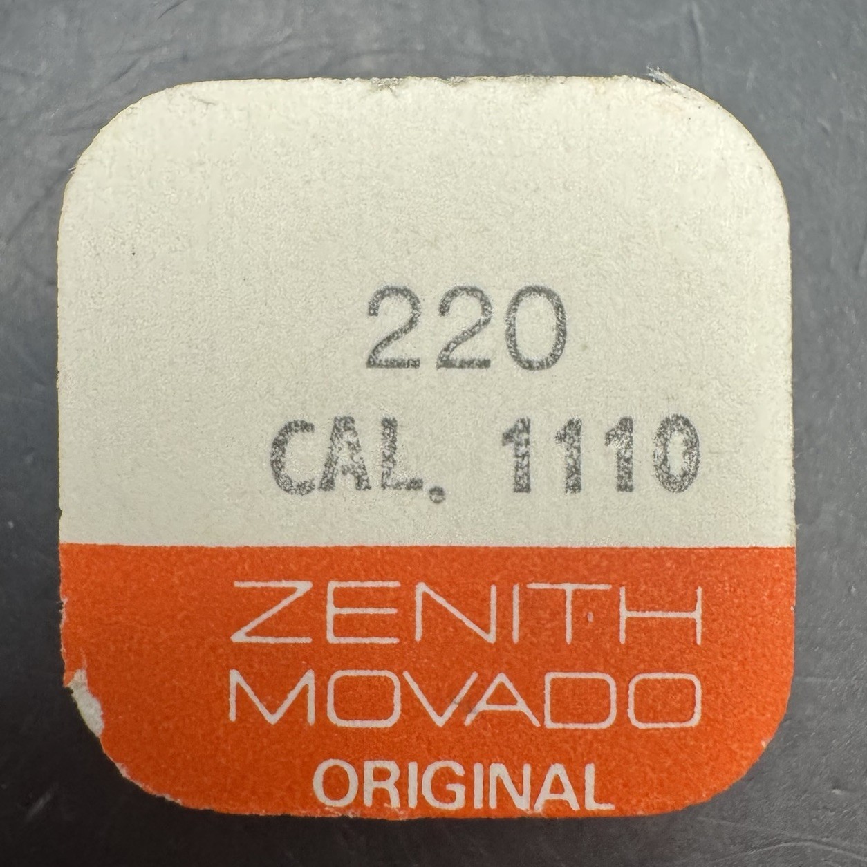 NEW Genuine Zenith Movado 4th Fourth Wheel 220-1110 Cal. 1110 Part #220 NOS