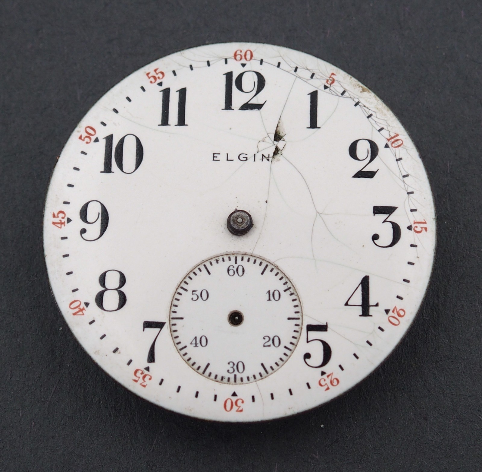 Elgin 6s 15J HC Grade 295 Pocket Watch Movement for Parts Repair #F264