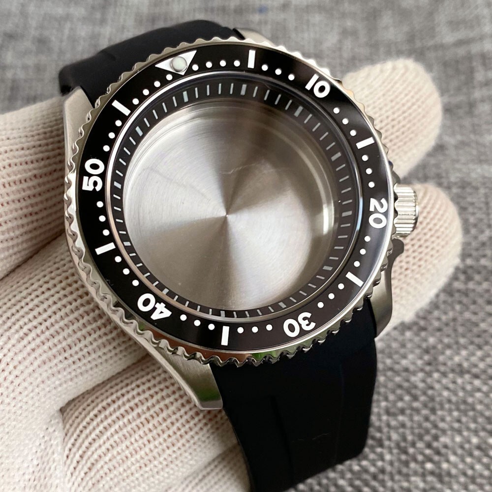 20ATM Mod 41mm Sapphire Glass Stainless Steel Watch Case Fit NH35 NH36 Movement