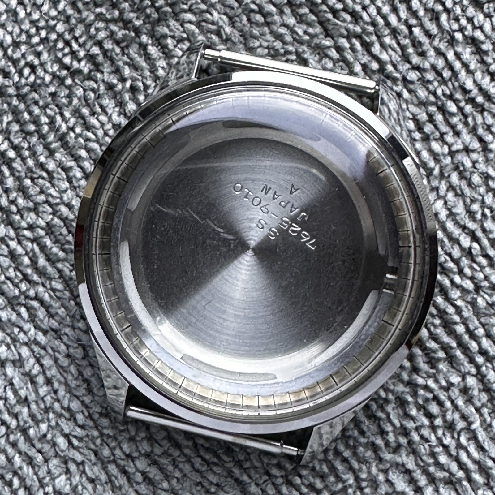 ORIGINAL NEW OLD STOCK ‘1965 VINTAGE SEIKO SPORTSMATIC 7625-9010 SS CASE