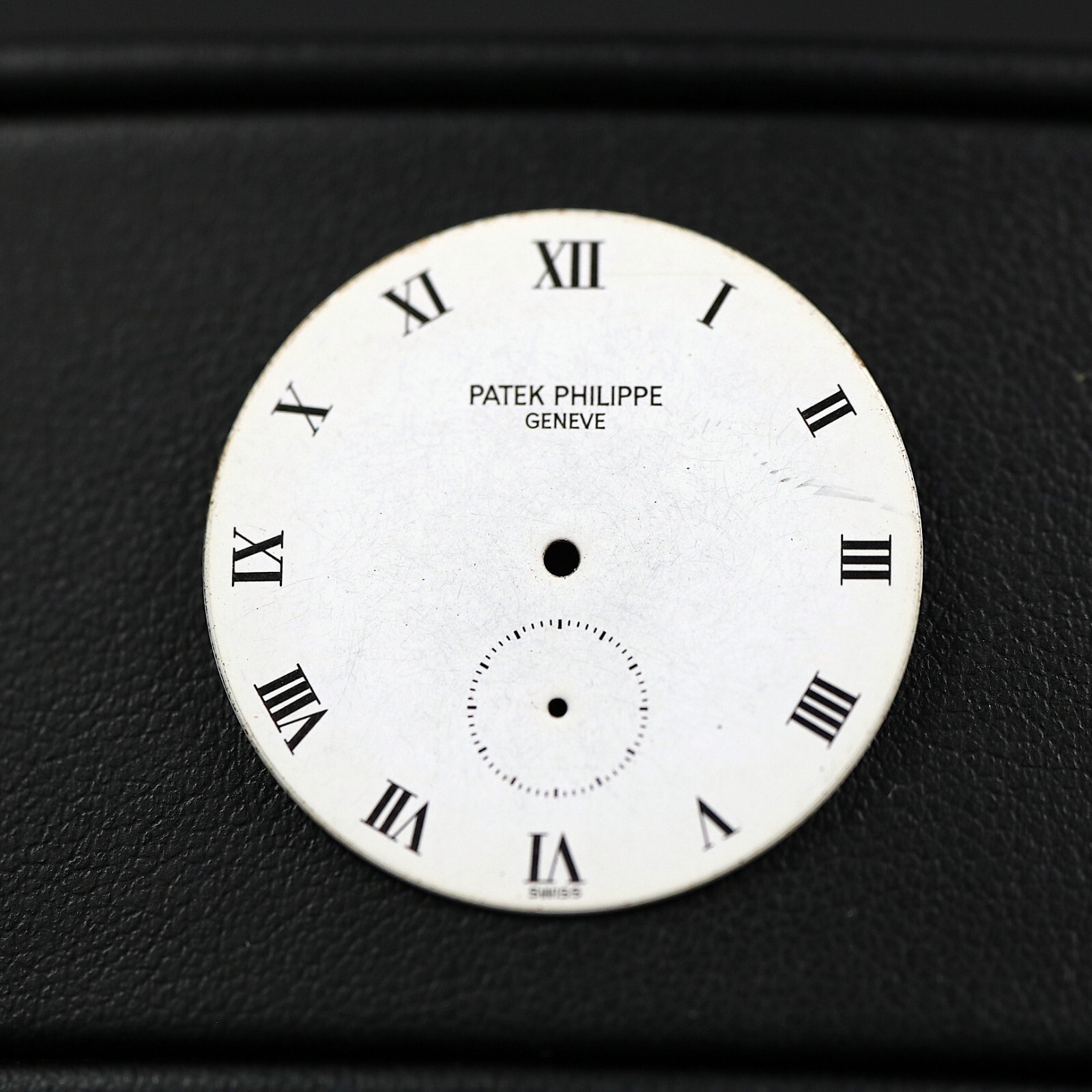 Patek Philippe white dial for Calatrava Caliber 215 signed Singer