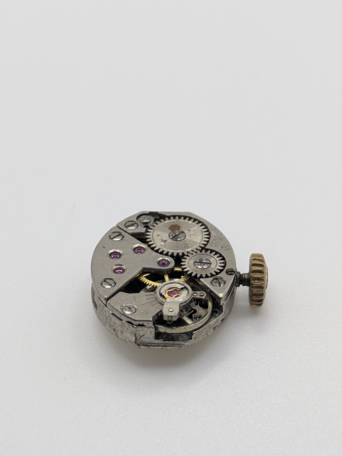 FEF 6620 Avia Manual Wind Watch Movement 17 Jewels Swiss 15.8mm Untested