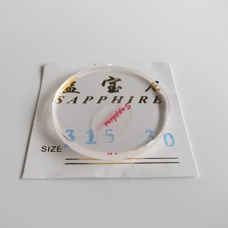 31.5mm 3.0mm Thickness Watch Flat Sapphire Crystal Glass Watch Accessories m