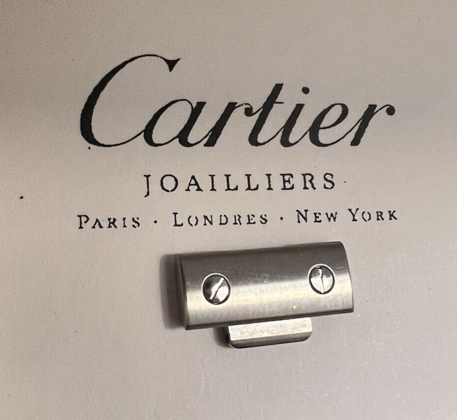 Cartier Watch Link Santos Stainless Steel 16mm NEW UNUSED COMPLETE Swiss Made