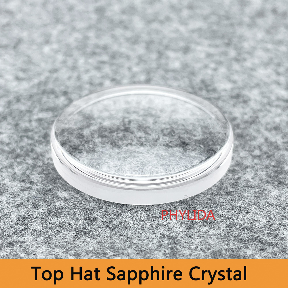 Top Hat Sapphire Crystal With Clear AR Blue AR For SKX Flat Inserts SKX007/SRPD