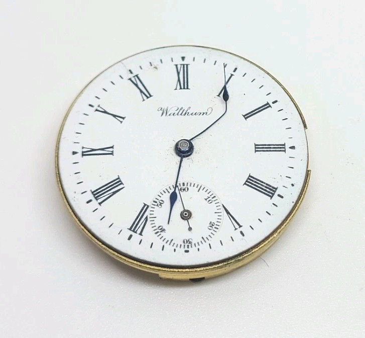 1900 Waltham Model 1891 Grade Seaside 7J 0s Pocket Watch Movement For Repair