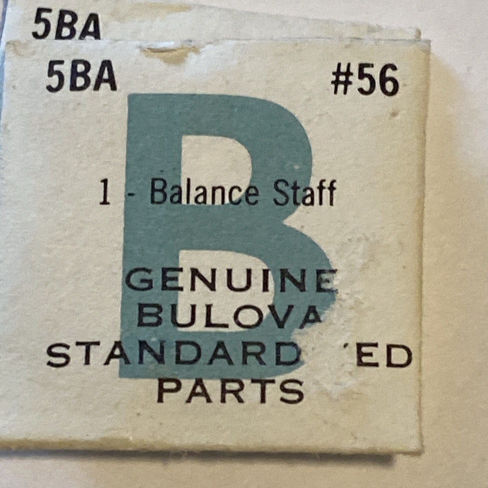 NOS Bulova Balance Staff #65 Cal. 3AF 3AH 3AK 5AC 5AF 5AN 5AR 5AZ 5BA 5BD