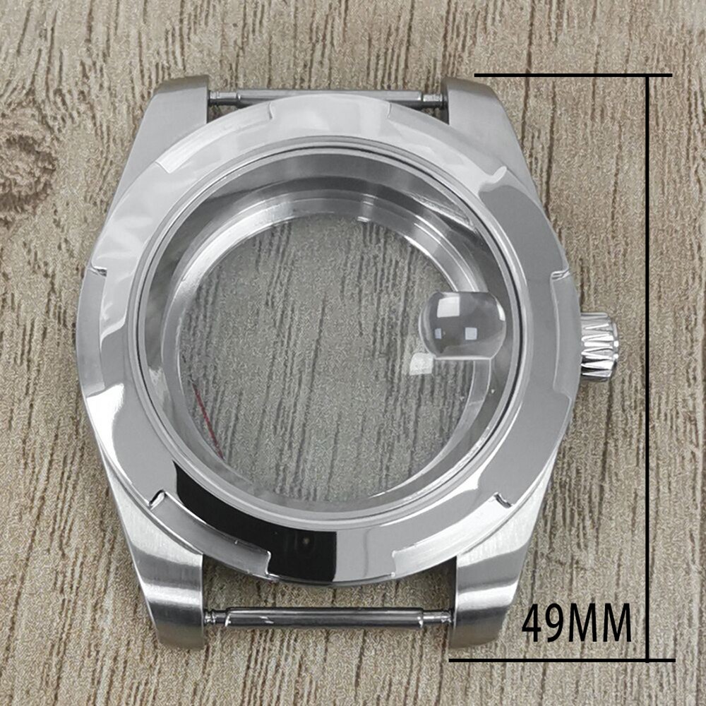 41mm Stainless Steel Watch Case Sapphire Glass For NH35/NH36/4R/7S Movement ccc