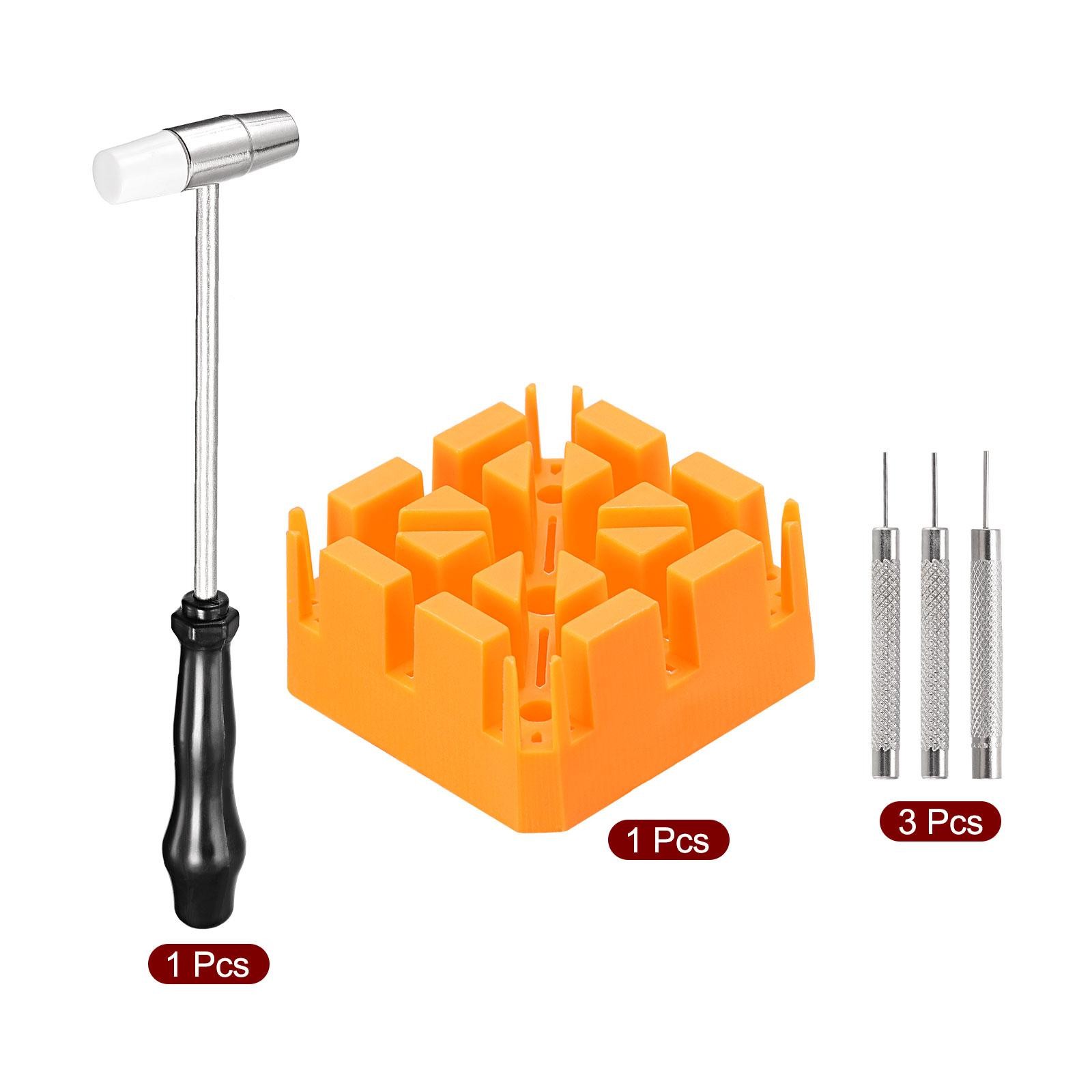 Watch Strap Connection Pin Removal Set 0.7/0.8/0.9mm Orange