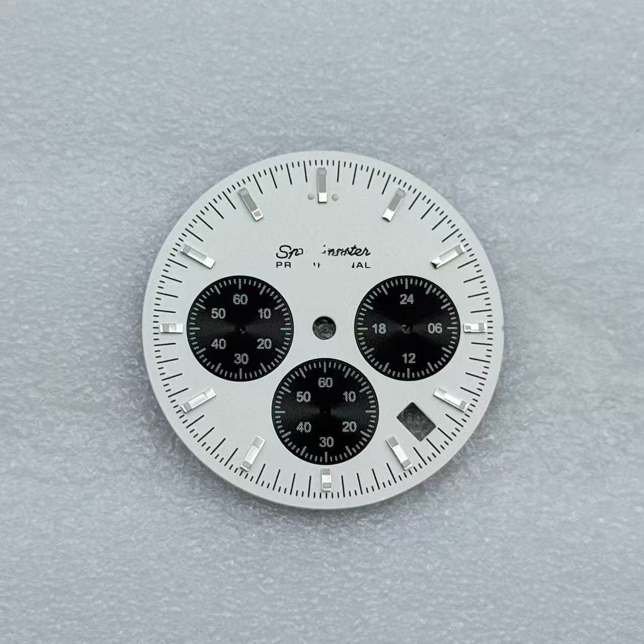 32.5mm Gradient Color Watch Dial Green Lume For VK63 Movement Watch Accessories