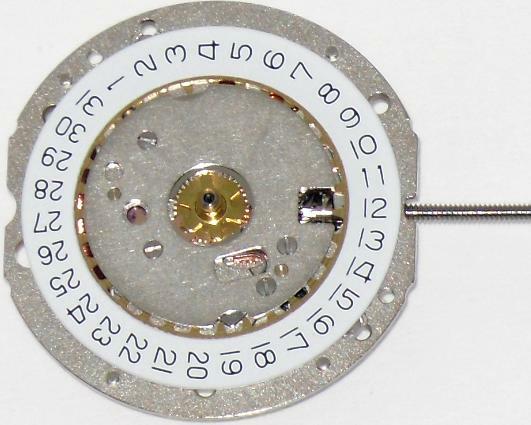 Ronda 785 Watch Movement Swiss Made, Date at 3 and 3 hands