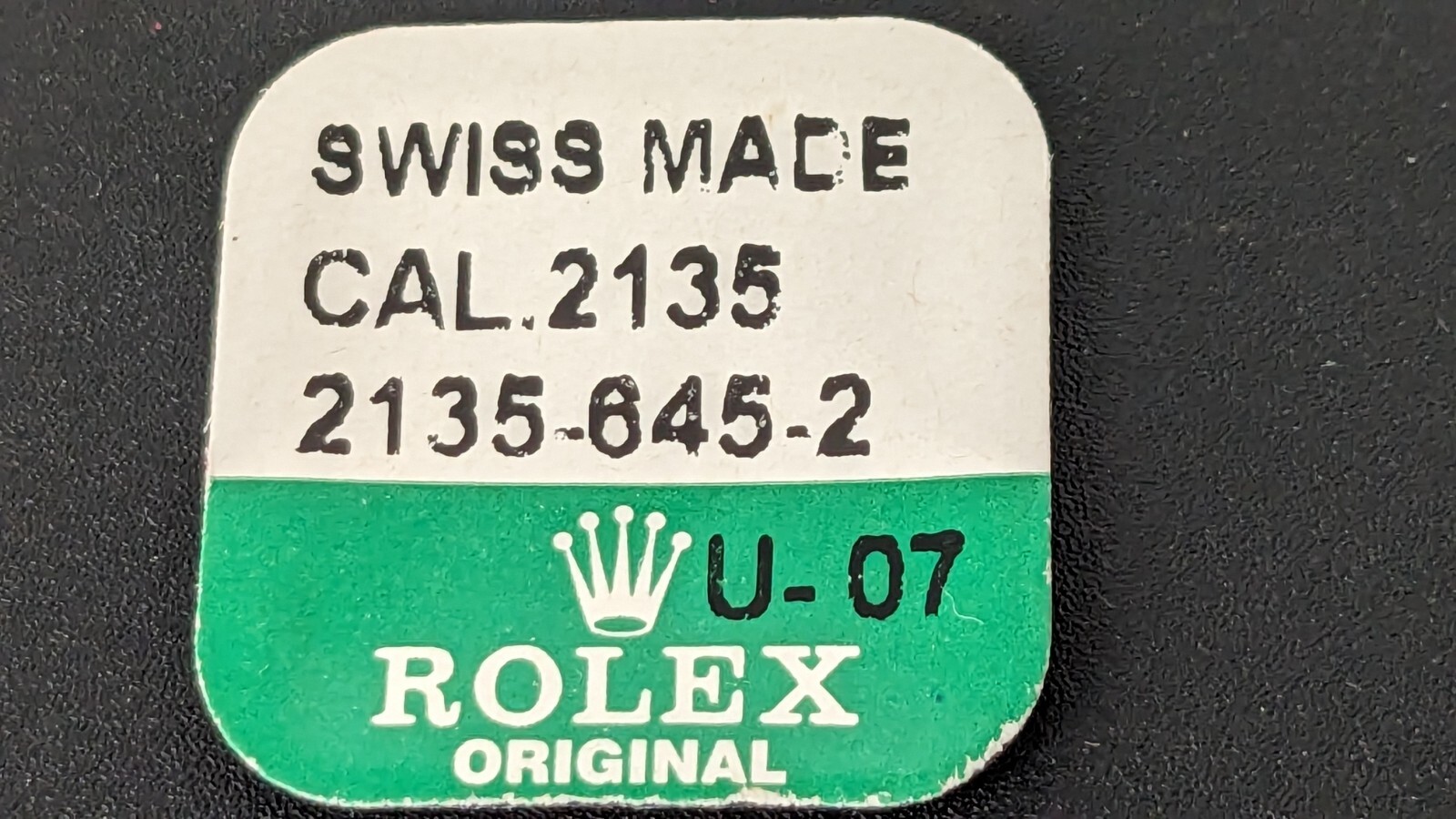 Rolex Genuine 2135-645-2 Date Star Clip 0.085mm Sealed package Old Stock