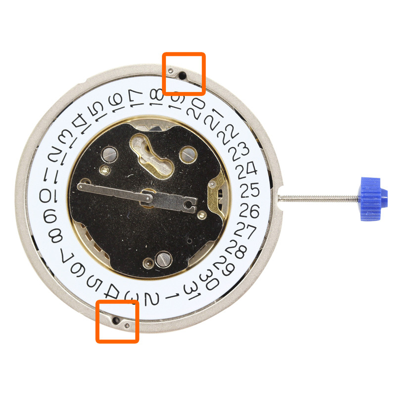 Harley Ronda 5030.D Quartz Watch Movement, Date at 4