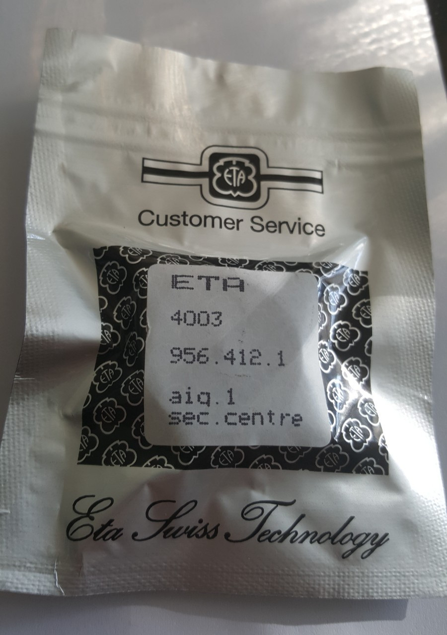 ETA Caliber 956.412 (H1) Hour Wheel Height 1.06mm