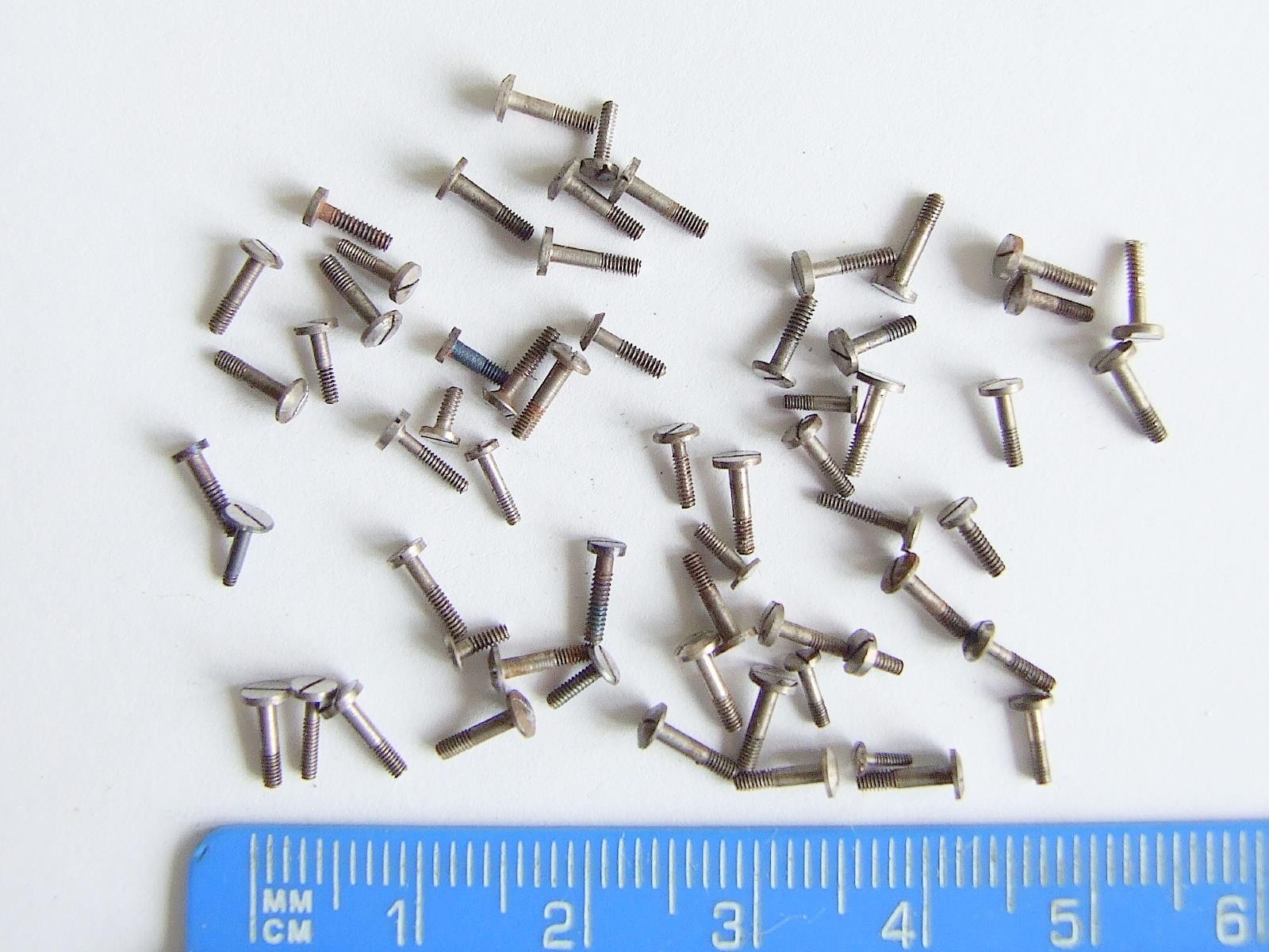 Antique & vintage pocket watch case screws for the watchmaker