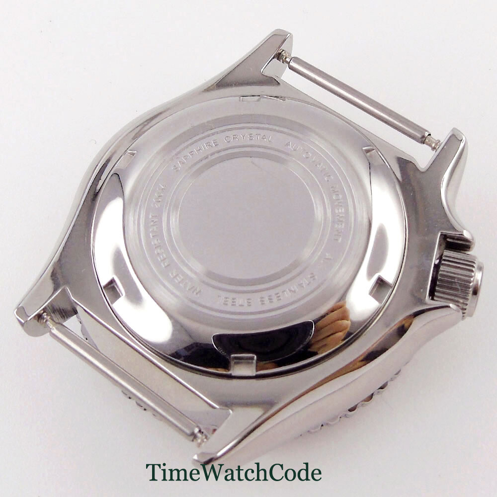 Fit NH35A NH36A 41mm Diver Mens Watch Case Alloy Bezel Insert 200M Waterproof