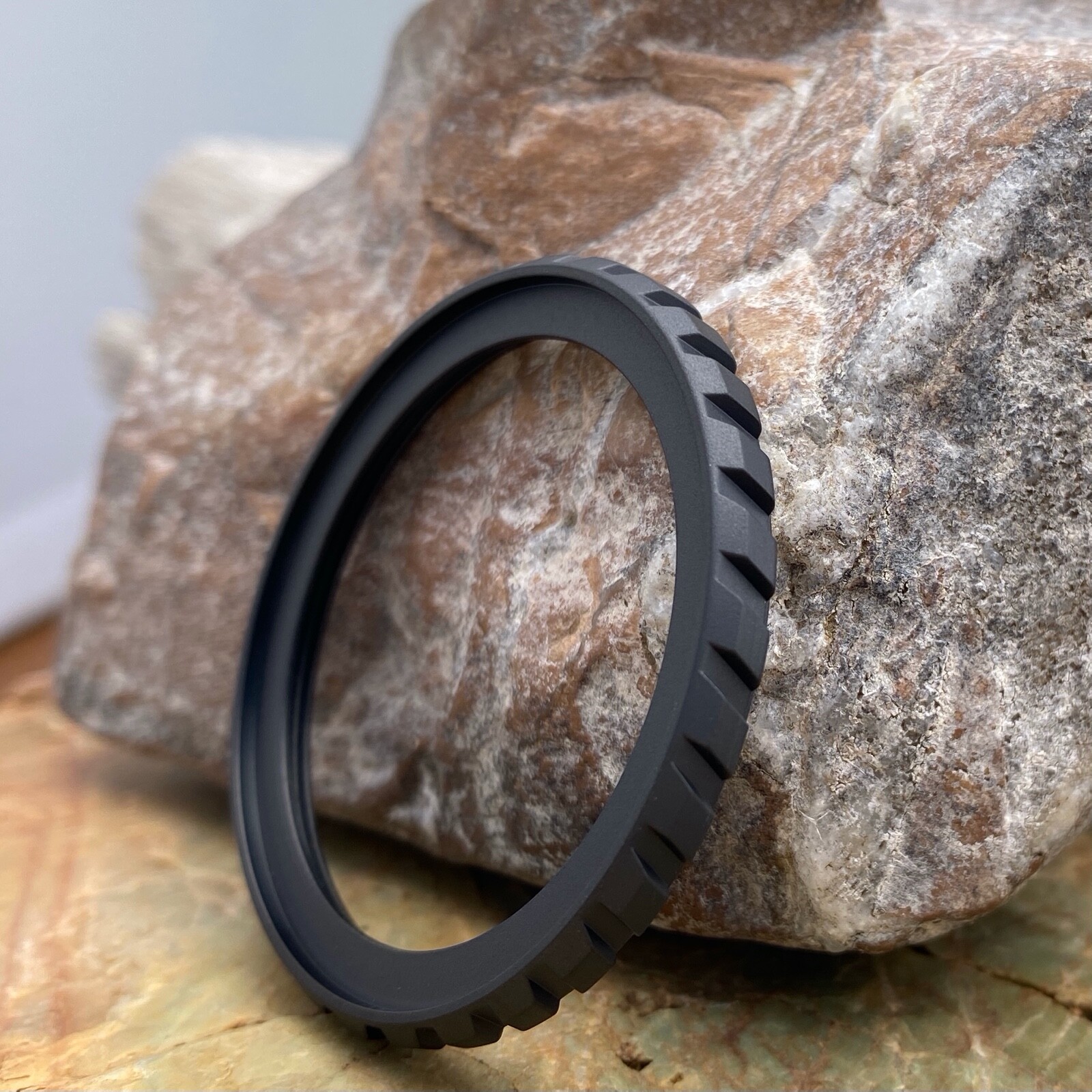 Matte Black Turbine Bezel for Seiko SKX SRPD 120 Click Unidirectional~US Seller