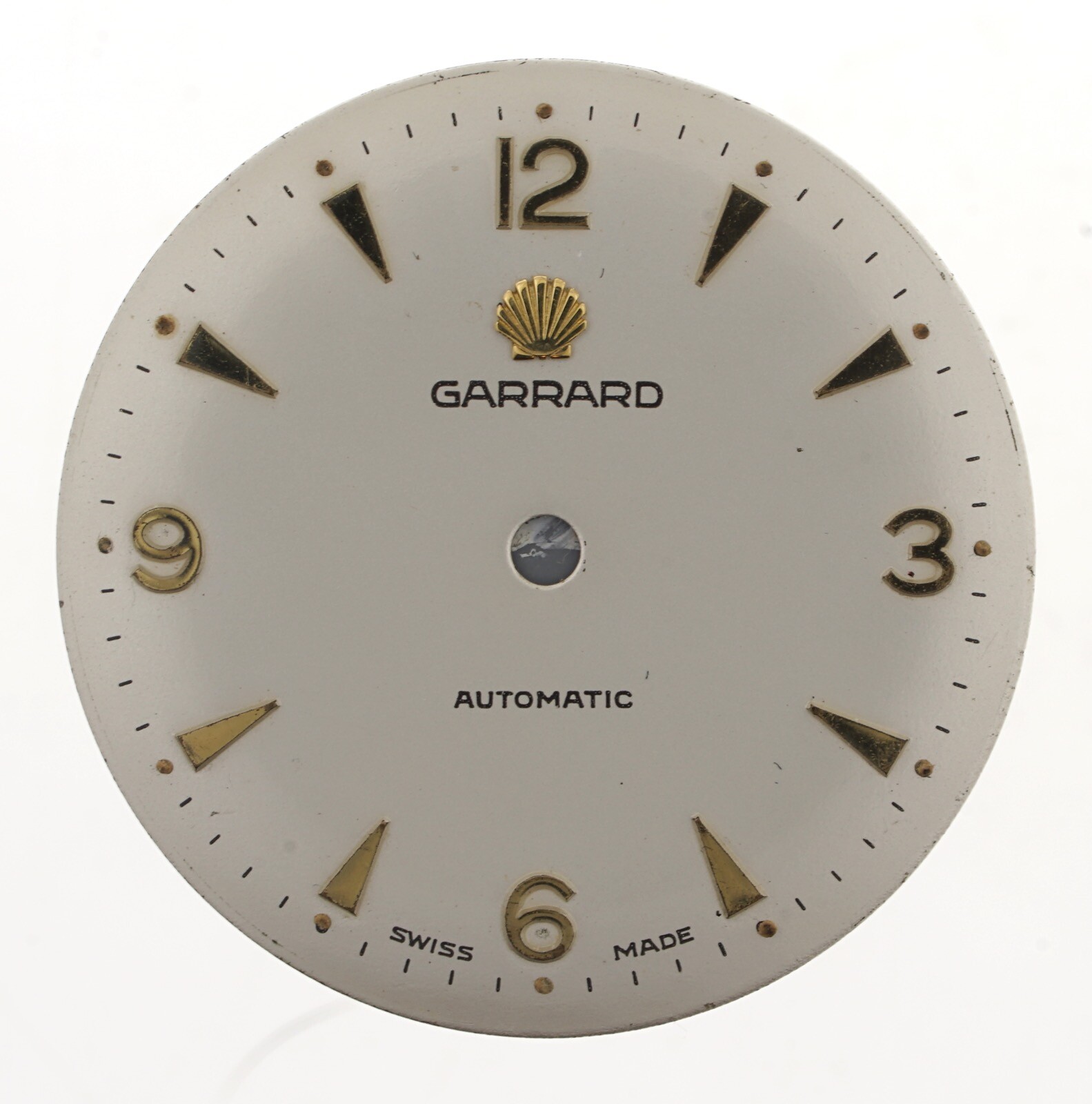 GARRARD AUTOMATIC SHELL WRIST WATCH DIAL SPARES W165