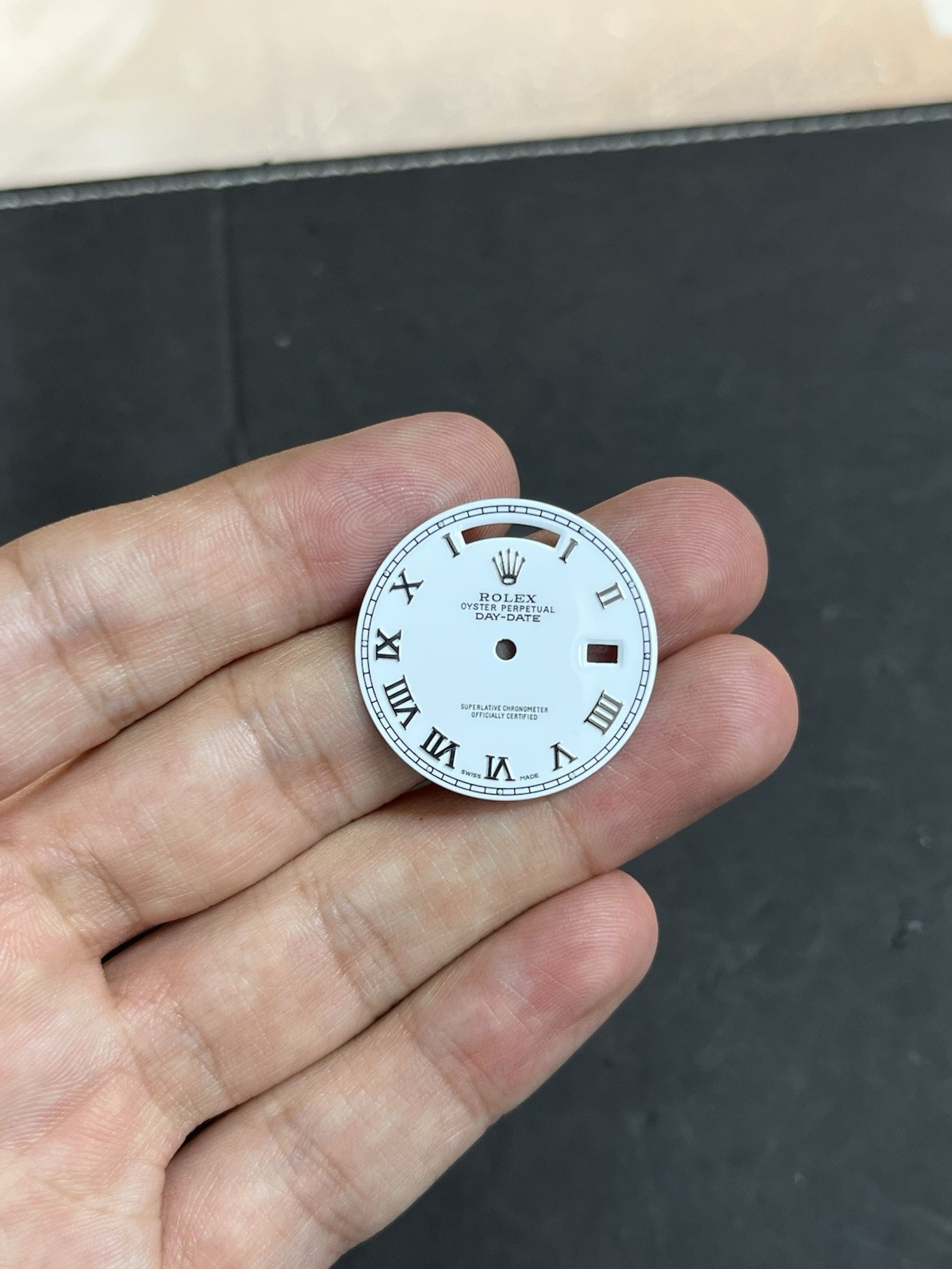 Rolex President 36mm White Glossy Roman Dial