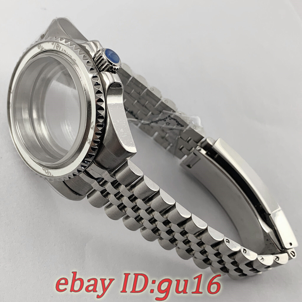 40mm Sapphire Ceramic bezel Watch Case Fit NH35 NH36 ETA 2824/2836 Miyota 8215