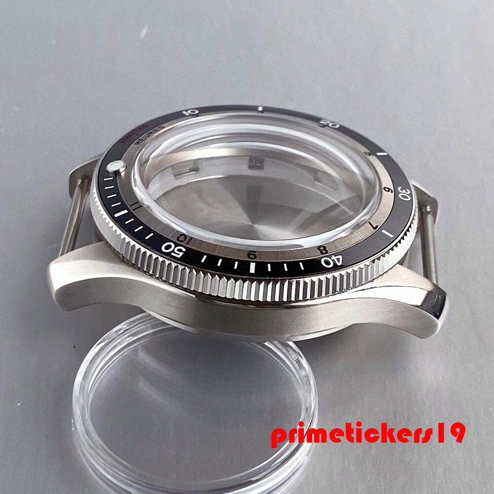Domed Sapphire Dive 40mm Men’s Watch Case+Band+Inner Ring 20BAR Fit NH35 PT5000