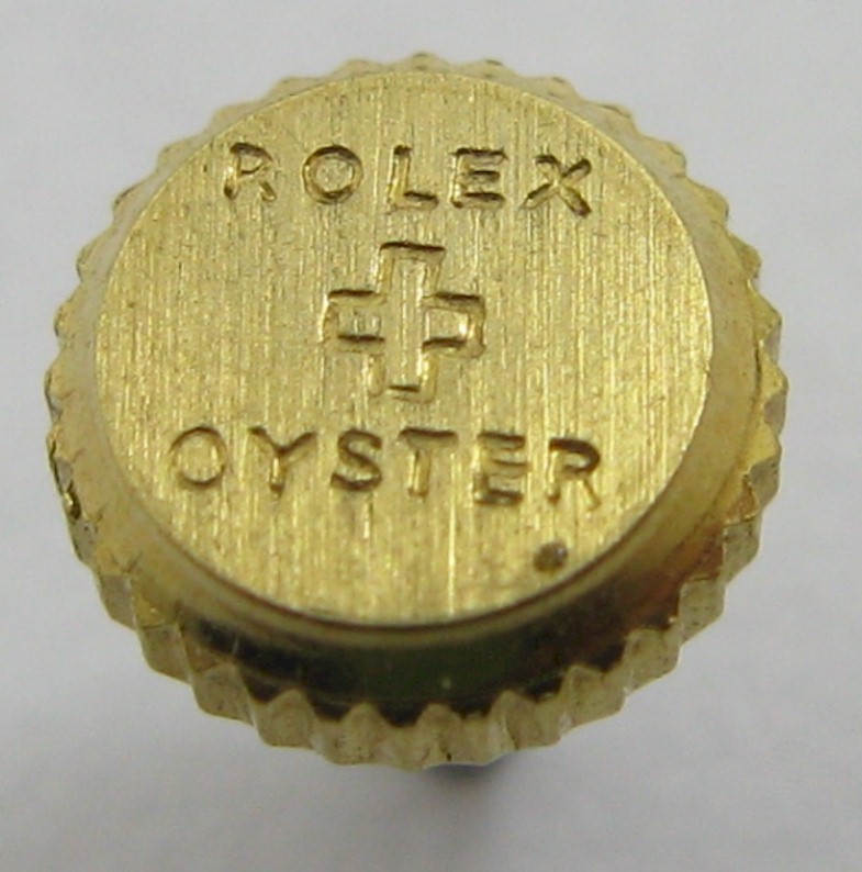Rolex bubble back Crown yellow gold & stainless steel, diameter 5.2 mm