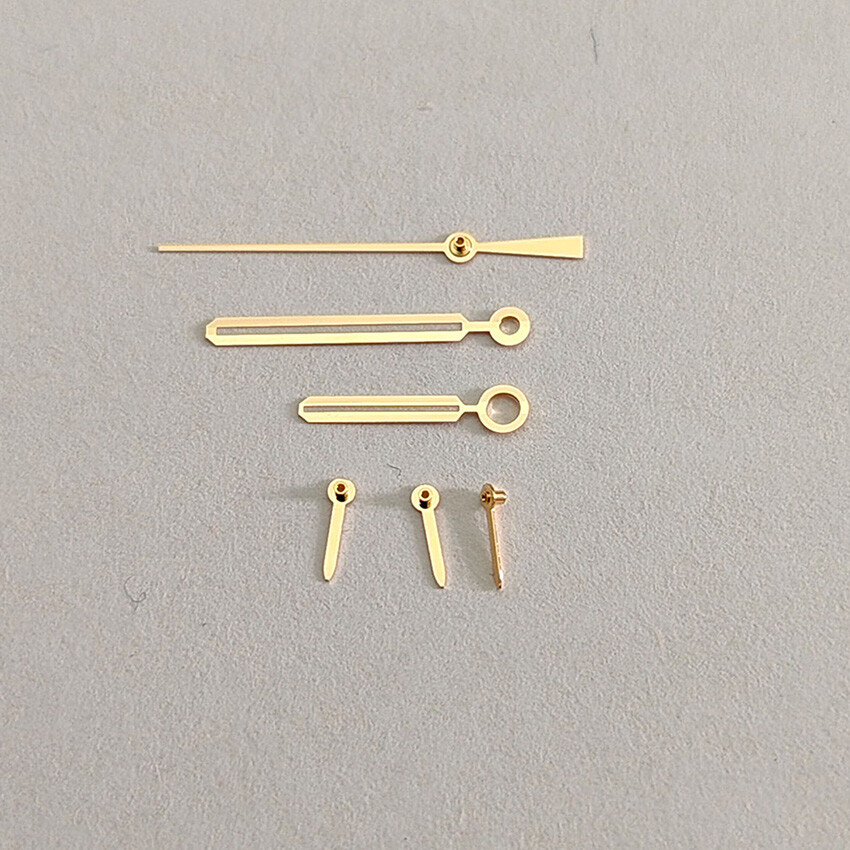 Watch Hands Gold/Silver/Rose Gold/Gunmetal Watch Pointers Set for VK63 Movement
