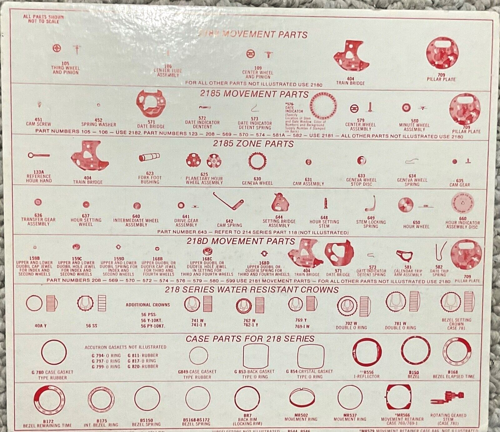 Bulova Accutron 218 parts – individualized – All Reasonably Priced!