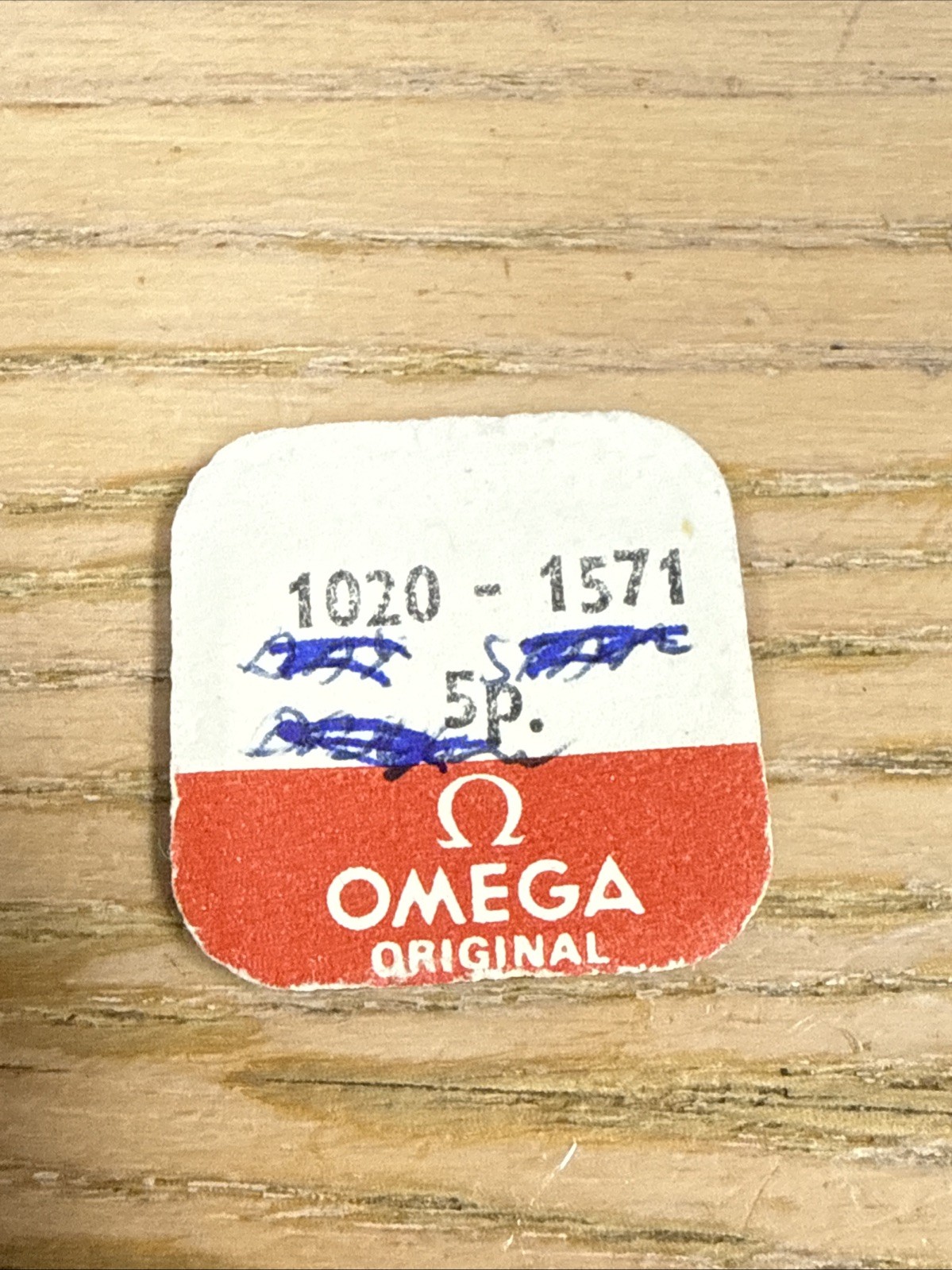 Genuine Omega 1020-1571 Date Star Driver New 1 P From Package
