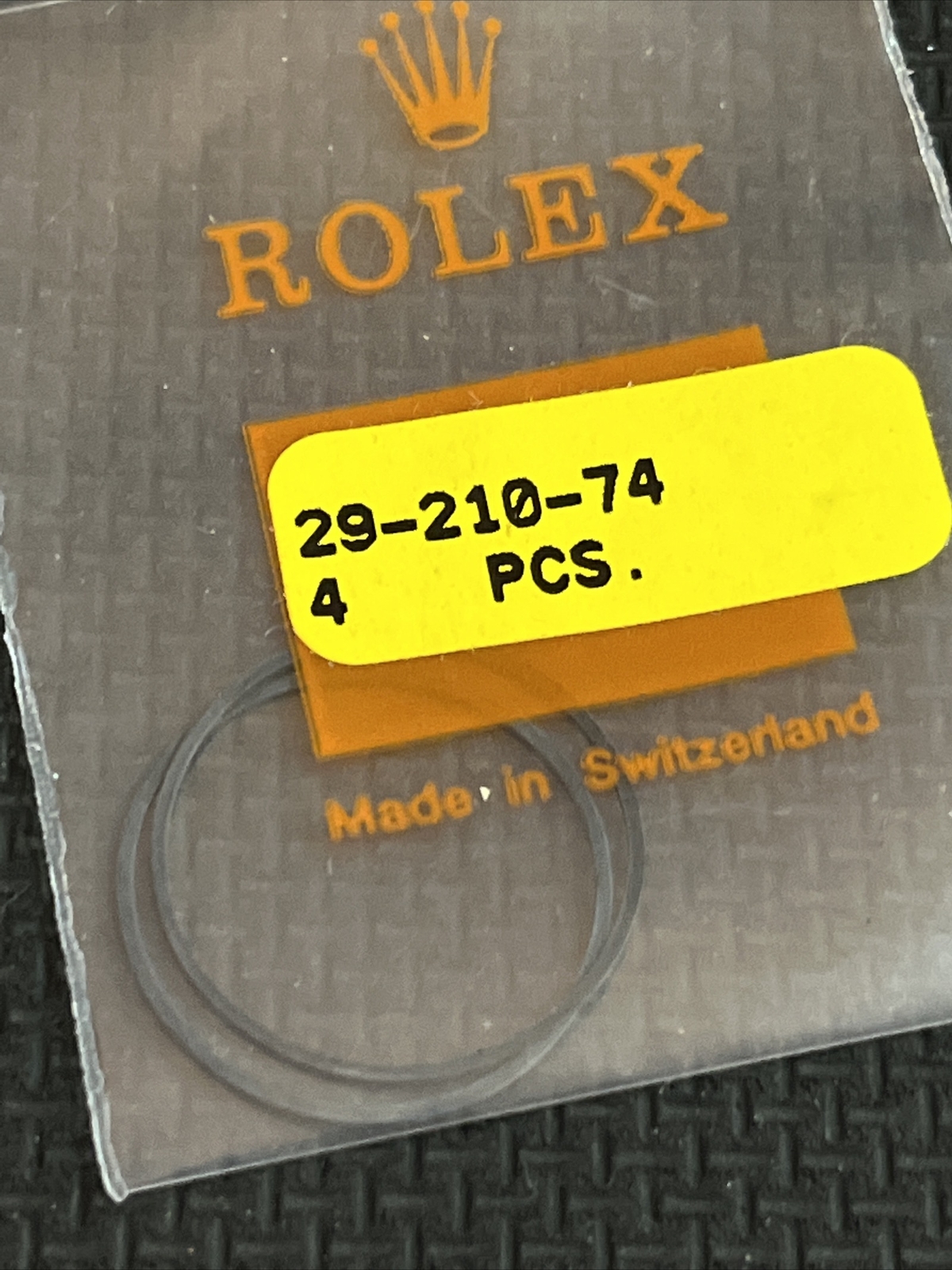 NOS Rolex Back Case Gasket 29-210-74 Single OEM Gasket