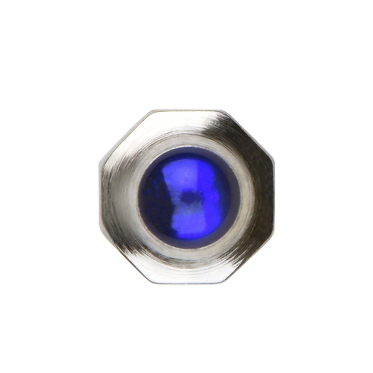1 WATCH CROWN FOR CALIBRE DE CARTIER TANK SOLO WATCH 4.5MM SAPPHIRE STEEL BLUE