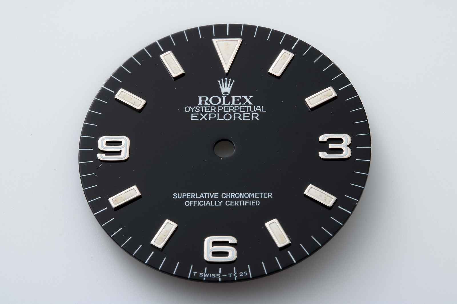Genuine Rolex Explorer I Dial Black 14270 Watch Part