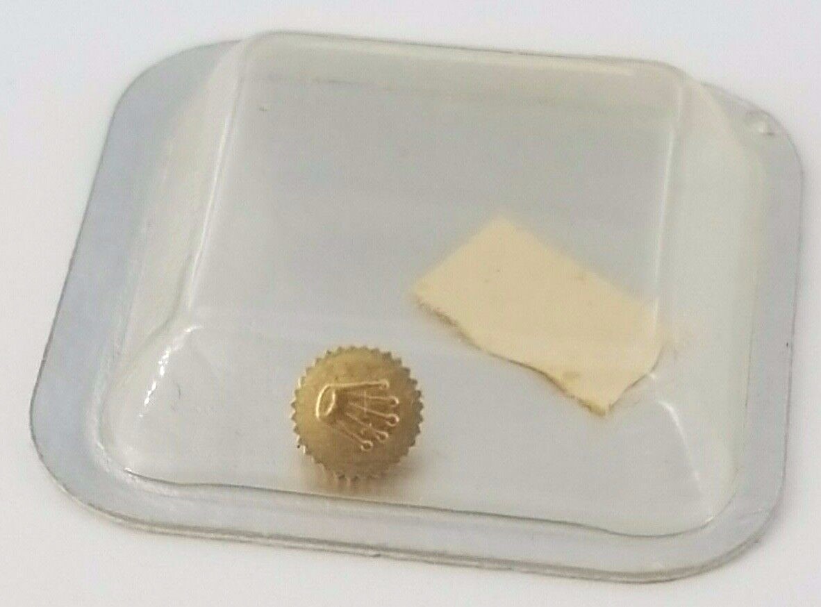 Rare Rolex 18kY Gold Crown 243 24-26B300-8 NOS unopened