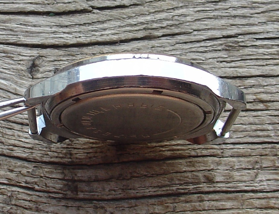 Rary Collectible Soviet Russian CHAIKA (Poljot) “Fish eye” Watch 1970s Serviced